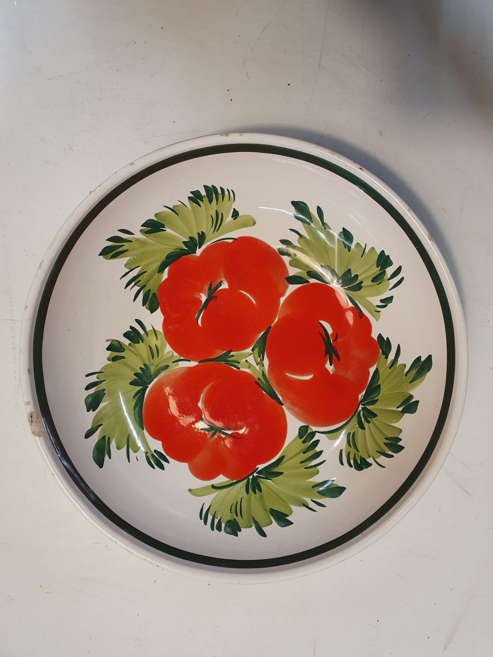 Salatschüssel 28 cm Blumenmuster