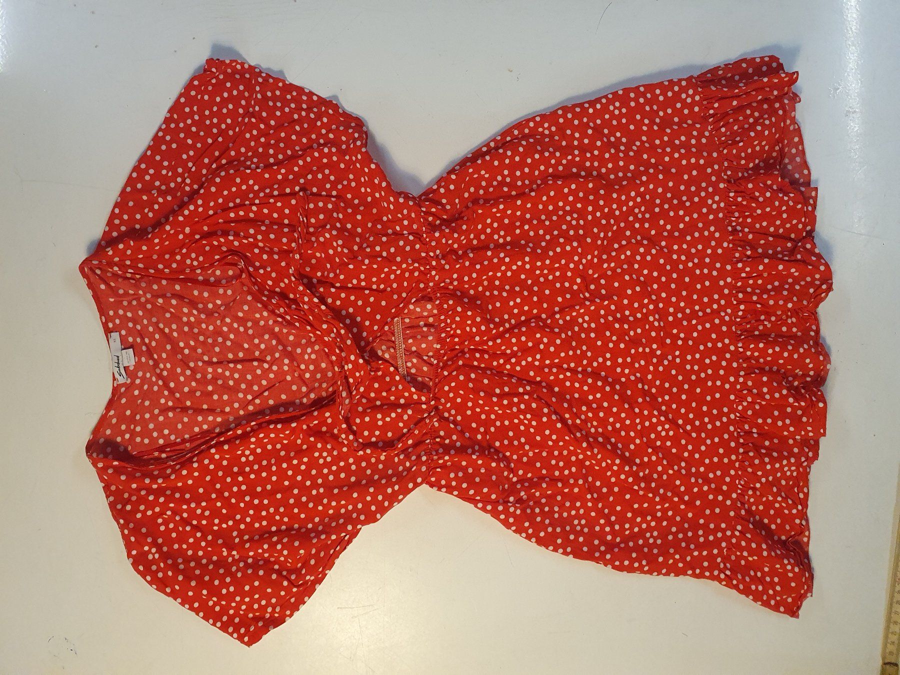 Damenkleid Subdued rot grösse XS