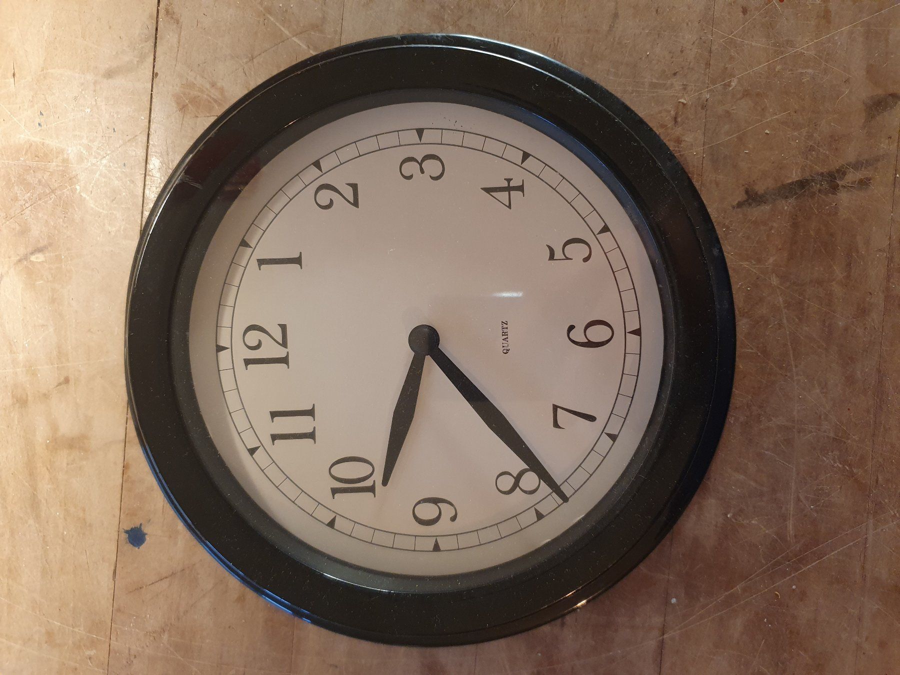 IKEA Wanduhr schwarz ca 18 cm